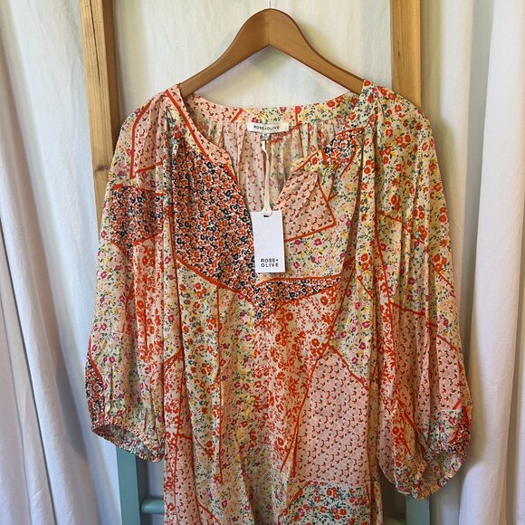 Rose & Olive 2X Top New with Tags - Picture 2 of 3